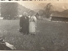 ❤️Set 2 photos 1943 Obersee Upper Bavaria beautiful women BDM maid costume costumes 5×8