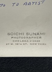 Japanese American Photographer Soichi Sunami Silver Gelatin Photo Of Sculpture