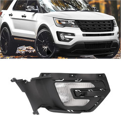 Right Fog Lights W/Bezels Compatible with 2016-2017 Ford Explorer & 2016-2019 Fo