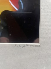 MCM Abstract 1978 VTG Alex Pietersen Signed Numbered Photo 81/200 «Three Heads”