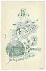 Photograph J. Hartmann, Bayreuth, Luitpold Platz, view Bayreuth, view of F