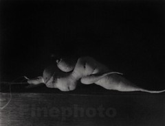 1935 RUTH BERNHARD Vintage TWISTED CARROTS Vegetable Kitchen Photo Art 11×14