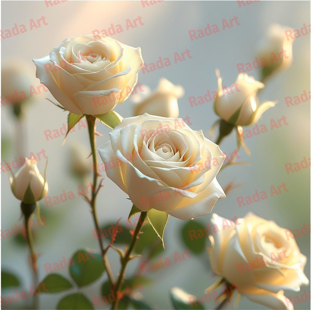 Digital Image Art Picture Photo Rose Wallpaper for Frame Desktop White Roses