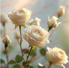 Digital Image Art Picture Photo Rose Wallpaper for Frame Desktop White Roses