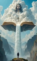 jesus christ wall art 8*10 religious christian faith god home decor print jesus