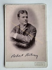 orig. KAB cabinet photo photograph old picture around 1890 Robert Hübner actor