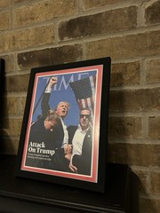 TIME Magazine – 08.05.24 : Assassination Attempt on Trump 2024, PRINT + FRAME