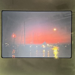 “NIGHTTIME on the WATER , 1983” Art Photography by SCOTT MITCHELL Color Slide