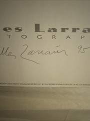 Gilles Larrain Photography The Coldest Night Signed And Dated 1995 Poster