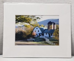 Old Dairy Barn Hot Springs VA Picture Photo by Cristie & Co Matted 8×10 NEW NIP