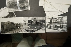 Photo Bundle Lot GDR Steam Locomotive Berlin View Sign Train Station Image 03 Advertising