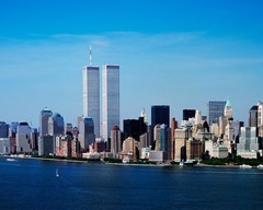 New York City with Twin Towers is prominent 8″x10″ Photograph Print 8×10