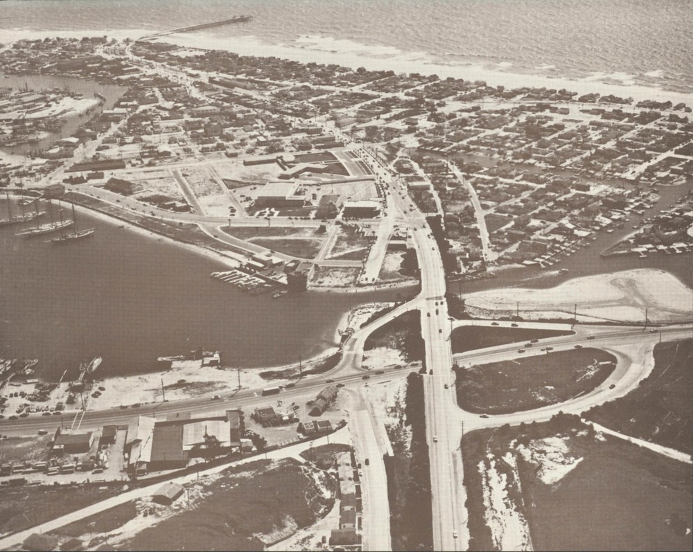 NEWPORT BEACH Aerial PENINSULA 1940’s Photo Print 971 11″ x 14″