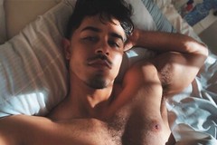 [X154] Handsome Man Cute Male Model Showing Off Body Physique Art Photography