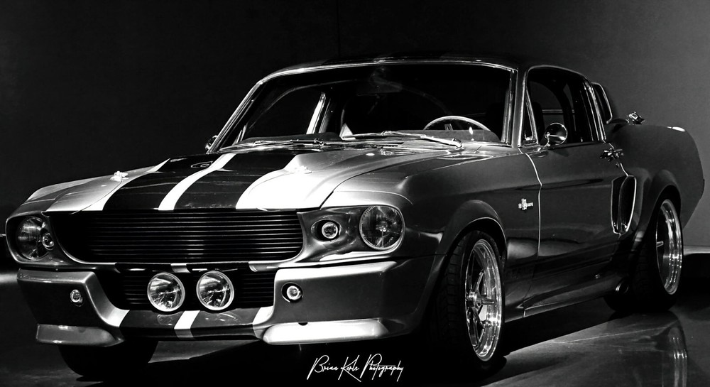 1967 Ford Mustang Shelby GT 500 – Classic Sports Car Framed Canvas Photograph