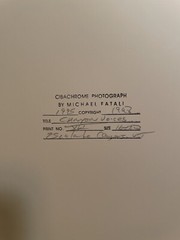 Michael Fatali authentic Cibachrome Print “Canyon Voices”