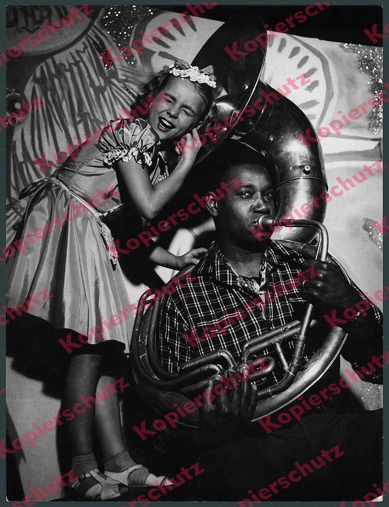 orig film photo Cornelia Froboess Kenneth Spencer music sousaphone West Berlin 1954