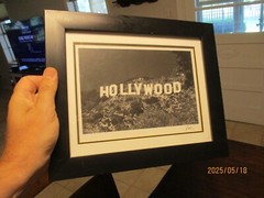HOLLYWOOD SIGN FRAMED SIGNATURE SERIES BY JESSE KALISHER GALLERY 12 X 10»