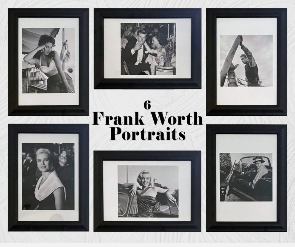 6 Authentic, Certified Frank Worth Lithographs 1953-1959