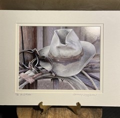 Signed with COA Shirley Longfellow “The Rustler” Cowboy Hat Photographic Print