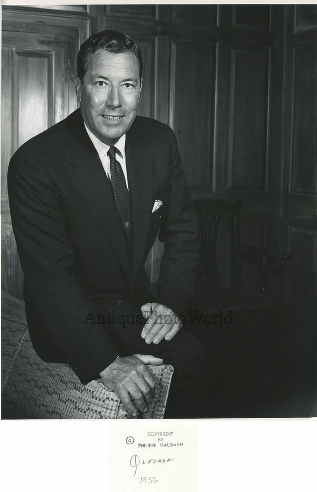 General Elwood Richard Quesada Air Force vintage photo by Phlippe Halsman