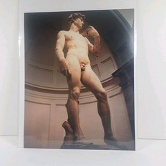 Vintage (Reprint) 8X10 Photograph David By Michelangelo 1973 Italy Color