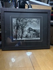 7 Framed & Matted Ansel Adams Prints: Denali, Winter Storm, Siesta, Etc