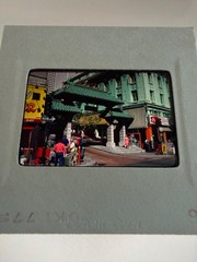 Slide 35mm Slide Dragon Gate Entrance Chinatown San Francisco, California USA 26