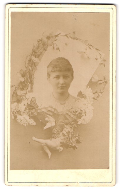 Photograph Portrait Of A Young Pretty Lady