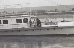 Principele Carol Paddle Steamer Historic Unique Large Photo on Cardboard 1931