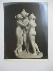 Gustave Eugene Chauffourier Tre Grazie di Canova Art Photo Print Three Graces