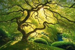 Japanese Maple Tree 16×24″ Small Glossy Photo Print