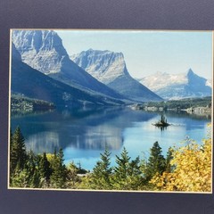 Matted Mountain Landscape Photo Print 11 X 14 Wall Art Gallery Decor