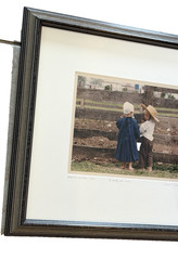 Bill Coleman Amish Photograph Early On No 972 Sharing 11/850 Signed 14” x 11”