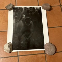 Photograph Silver Gelatin Print Janine Gordon 16″x20″ B/W Mosh Pit Dusty Pit