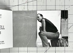 Robert Irwin / Larry Bell Art Photo Announcement Card “Irwin/Bell: The 1960’s”