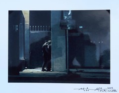 SECRET LOVERS 8×10 photo Print B&W by Moda Monterotti L.A. Hollywood streets