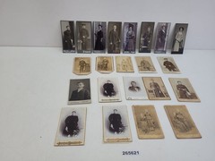 Mixed lot photos portraits cardboard 1900/10 soldiers Mrs. Düsseldorf Leipzig #265621