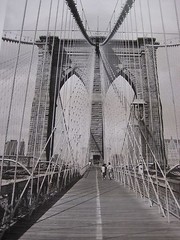 NEW YORK VIEWS BROOKLYN BRIDGE LIMITED EDITION PHOTO POSTER, CHRISTOPHER BLISS