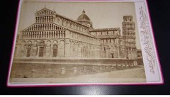 photography on cardboard . 2moi10341 .italie.1900 surroundings.pisa?.formato