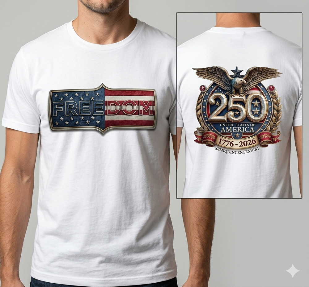 Digital Image 250 America 1776-2026 Freedom AI Art Sample Product