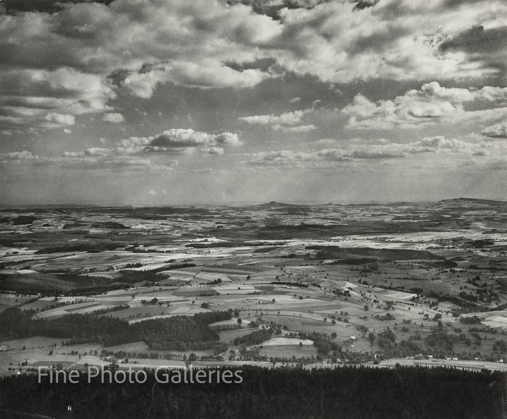 1946 Original ZDENKO FEYFAR Vintage Czech Landscape Large Silver Gelatin Photo