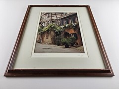 ART – Original Vintage Signed Alan King Photograph 22×20 Framed 35mm Art VTG 89