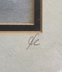 Original Photograph Signed On Matte ?“JK”? Titled “Munichs Karl’s Gate” & D 1984