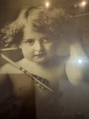 Vintage Picture Angel Awake MP Parkinson 10” X 14”