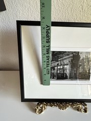 Signed Carolyn Schaefer NYC Photo 2001 Greenwich Village Framed 13×12