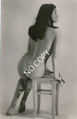 Photo pretty young woman nude art photographer unique around 1960 x175