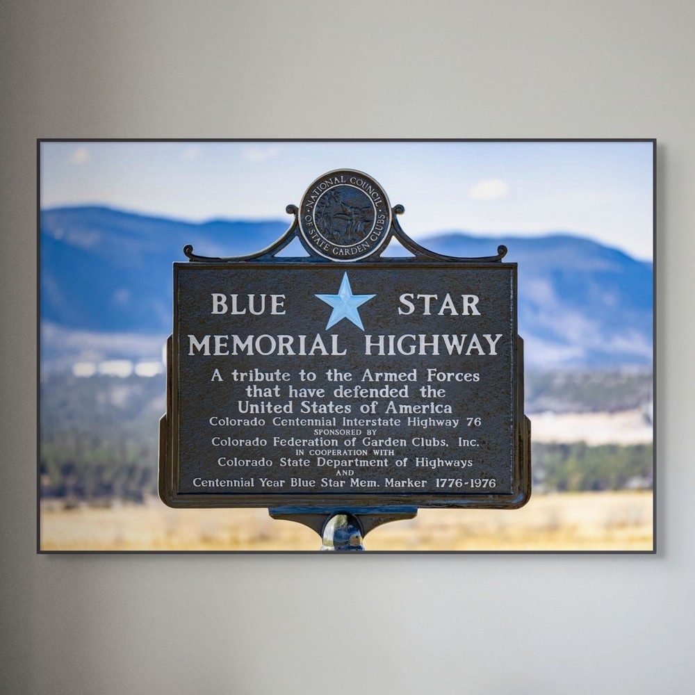 13×19 Fine Art Photography Print – Blue Star Highway – Archival Photo Paper
