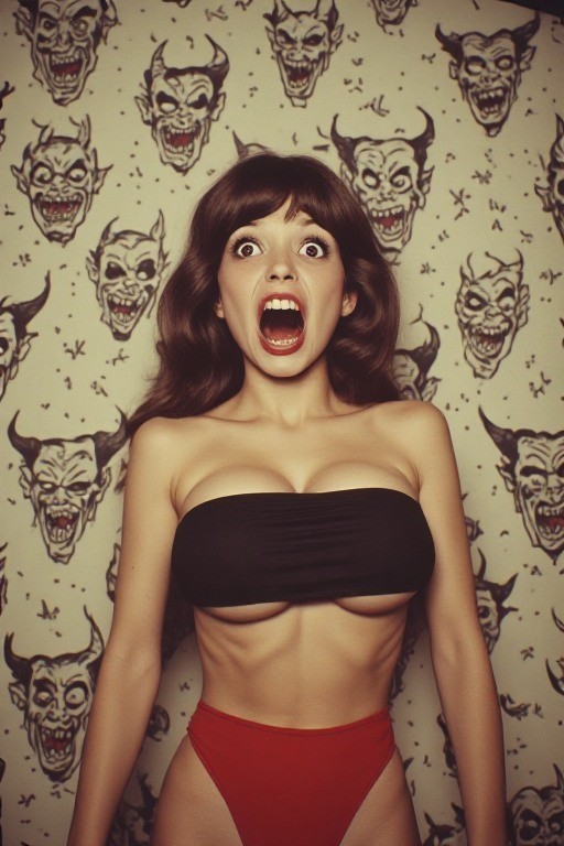 5 ~ 4X6 Glossy HORROR Fine Art ‘ SCREAM QUEEN ‘ Photo FANTASY Set ! 211359098