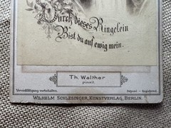 1902 Th. Walther German Art Postcard Galerie Moderne Meister Berlin Antique